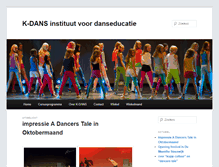 Tablet Screenshot of k-dans.nl